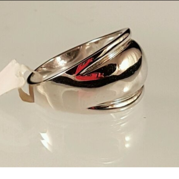 Silver Bohemian band ring size 4 Wide - Picture 4 of 7